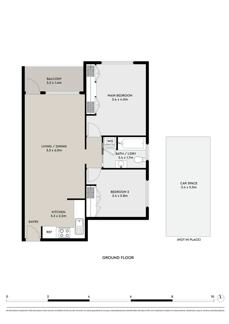 Floorplan of Homely apartment listing, 9/30 Solander Street, Monterey NSW 2217