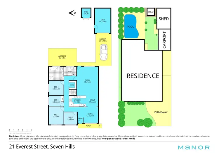 Floorplan of Homely house listing, 21 Everest Street, Seven Hills NSW 2147