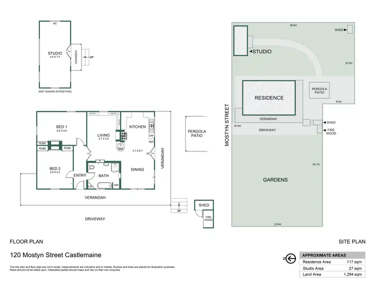 Floorplan of Homely house listing, 120 Mostyn Street, Castlemaine VIC 3450