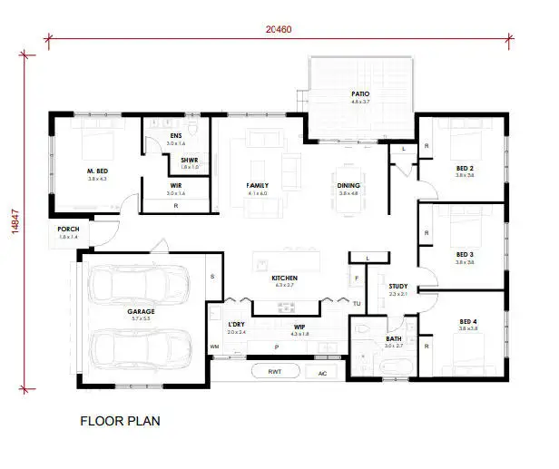 Floorplan of Homely house listing, 33 Bayswater Avenue, Tallawong NSW 2762