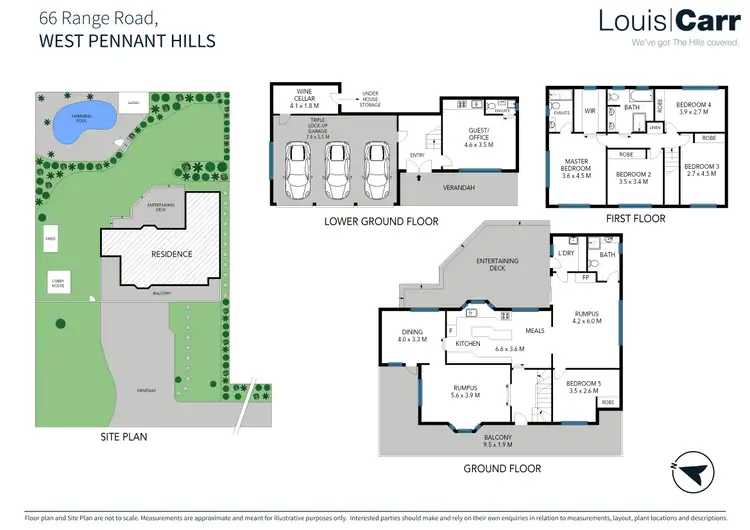Floorplan of Homely house listing, 66 Range Road, West Pennant Hills NSW 2125