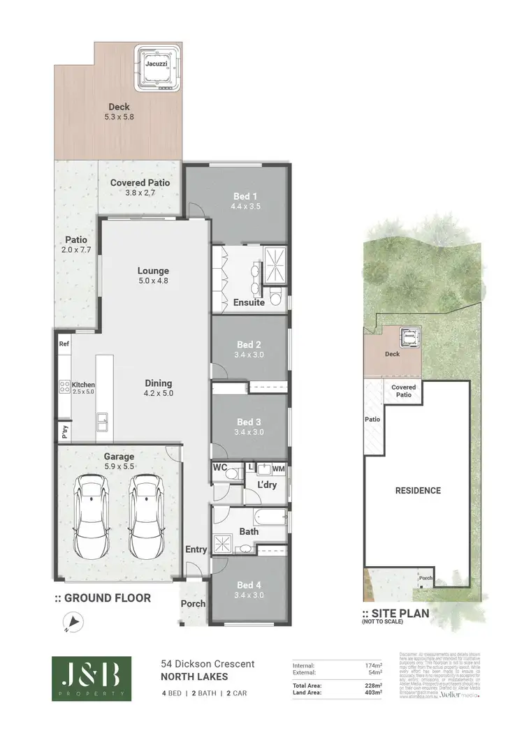 Floorplan of Homely house listing, 54 Dickson Crescent, North Lakes QLD 4509