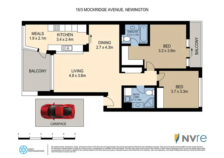 Floorplan of Homely apartment listing, 15/3 Mockridge Avenue, Newington NSW 2127