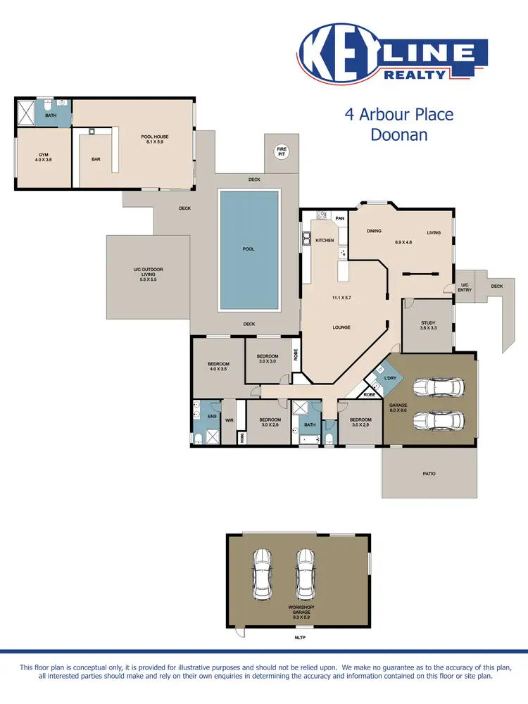 Floorplan of Homely house listing, 4 Arbour Place, Doonan QLD 4562