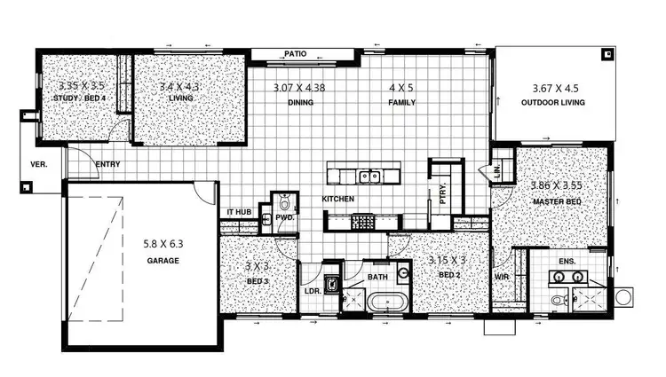 Floorplan of Homely house listing, 7 Falcon Street, Burpengary East QLD 4505
