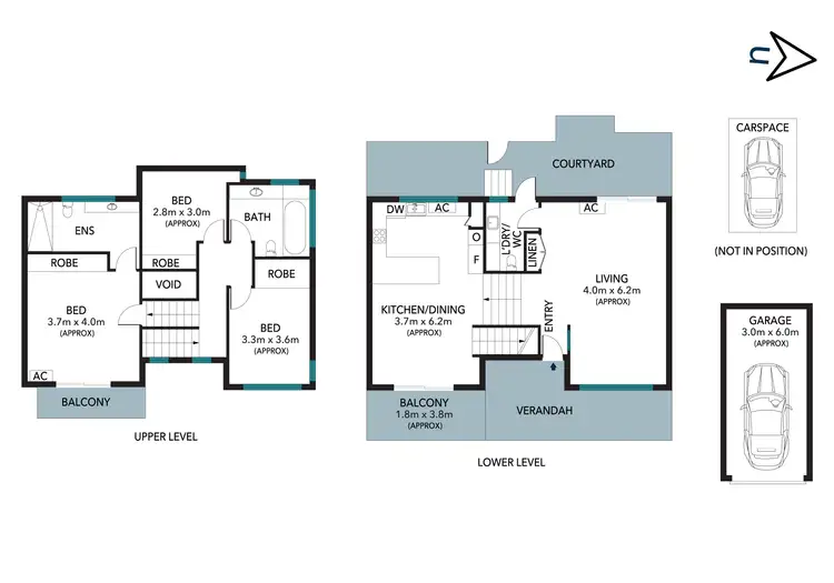Floorplan of Homely townhouse listing, 66 Wolfe Street, The Hill NSW 2300