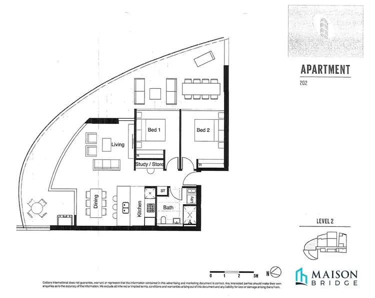 Floorplan of Homely apartment listing, 202/1 Australian Avenue, Sydney Olympic Park NSW 2127