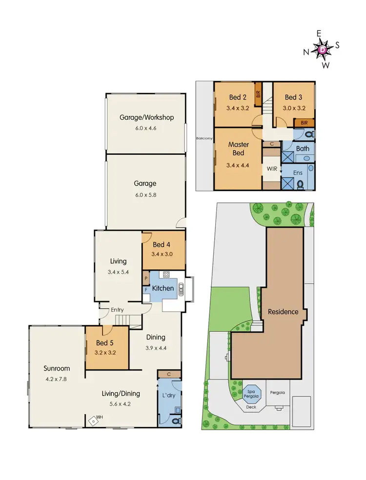 Floorplan of Homely house listing, 17 Colorado Crescent, Rowville VIC 3178