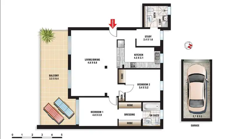 Floorplan of Homely apartment listing, 19/20 Fitzgerald Street, Newtown NSW 2042
