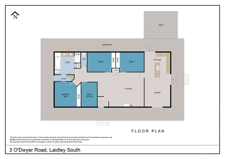 Floorplan of Homely house listing, 3 O'Dwyer Road, Laidley South QLD 4341