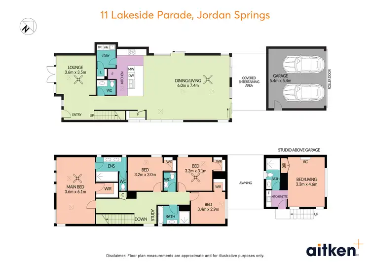 Floorplan of Homely house listing, 11 Lakeside Parade, Jordan Springs NSW 2747