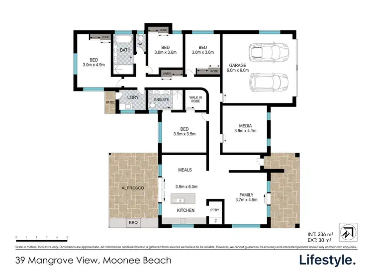 Floorplan of Homely house listing, 39 Mangrove View, Moonee Beach NSW 2450