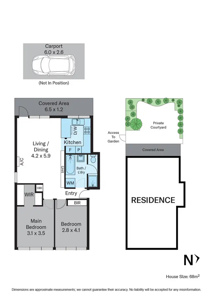 Floorplan of Homely unit listing, 17/217A Highfield Road, Camberwell VIC 3124