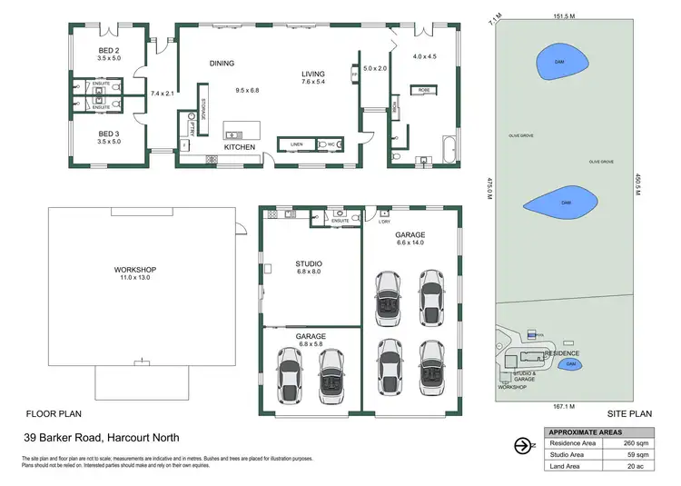 Floorplan of Homely house listing, 39 Barker Road, Harcourt North VIC 3453