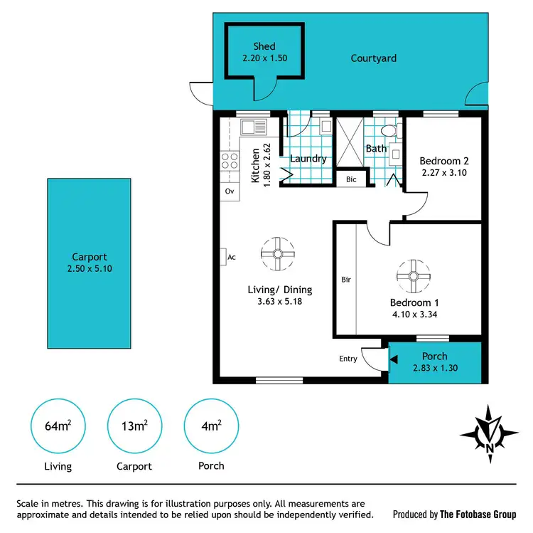 Floorplan of Homely unit listing, 5/4 Nellie Avenue, Mitchell Park SA 5043