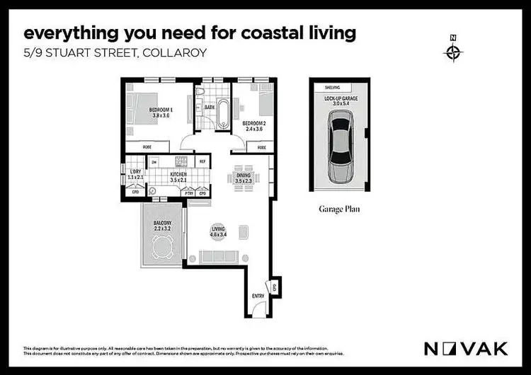 Floorplan of Homely apartment listing, 5/9 Stuart Street, Collaroy NSW 2097