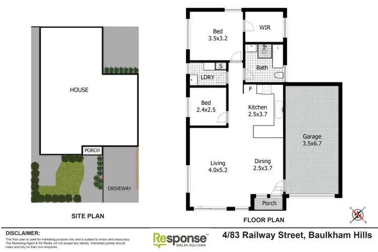Floorplan of Homely villa listing, 4/83-93 Railway Street, Baulkham Hills NSW 2153