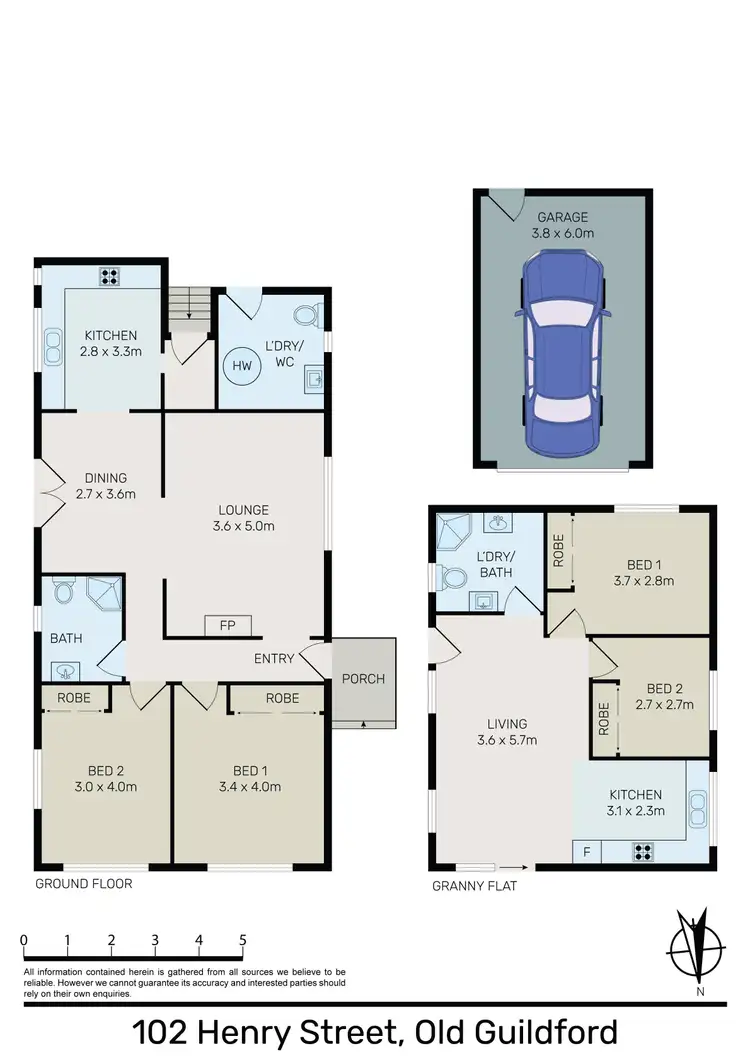 Floorplan of Homely house listing, 102 Henry Street, Guildford NSW 2161