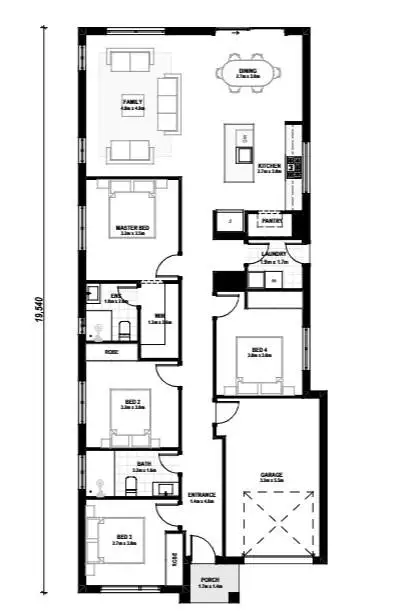 Floorplan of Homely house listing, Address available on request