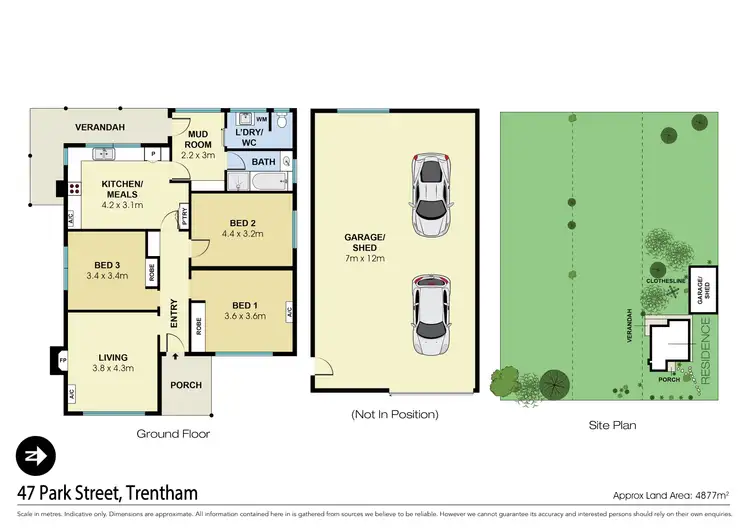 Floorplan of Homely house listing, 47 Park Street, Trentham VIC 3458