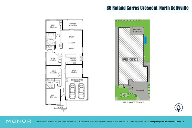 Floorplan of Homely house listing, 86 Roland Garros Crescent, North Kellyville NSW 2155