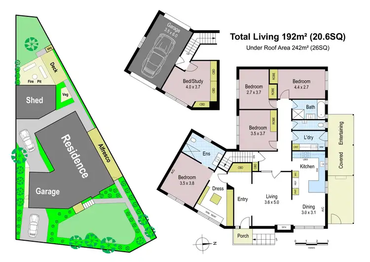 Floorplan of Homely house listing, 33 Sinclair Street, Warragul VIC 3820