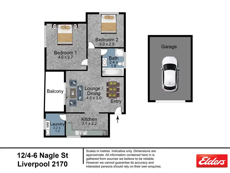 Floorplan of Homely unit listing, 12/4-6 Nagle Street, Liverpool NSW 2170