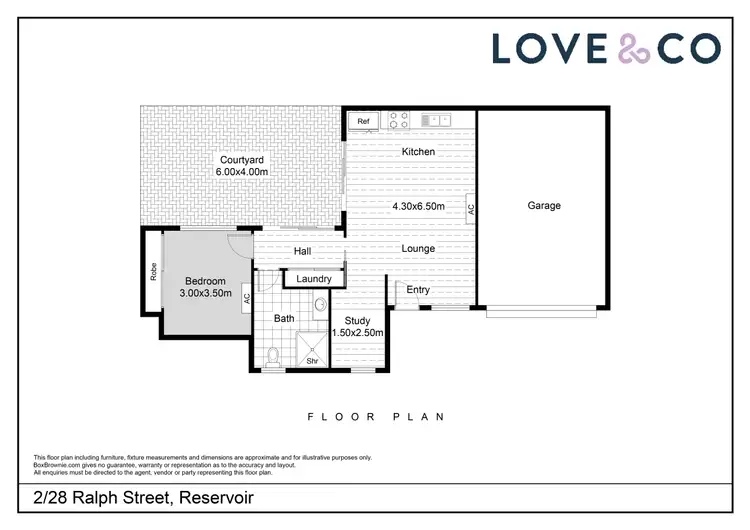 Floorplan of Homely unit listing, 2/28 Ralph Street, Reservoir VIC 3073