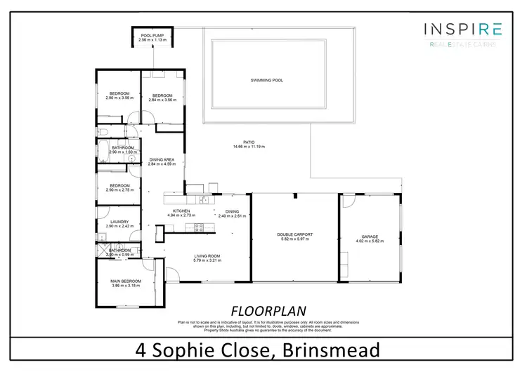 Floorplan of Homely house listing, 4 Sophie Close, Brinsmead QLD 4870