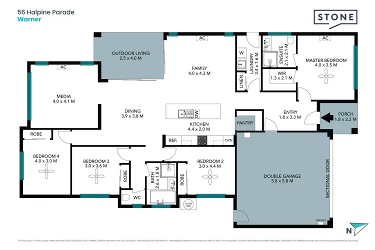 Floorplan of Homely house listing, 56 Halpine Parade, Warner QLD 4500