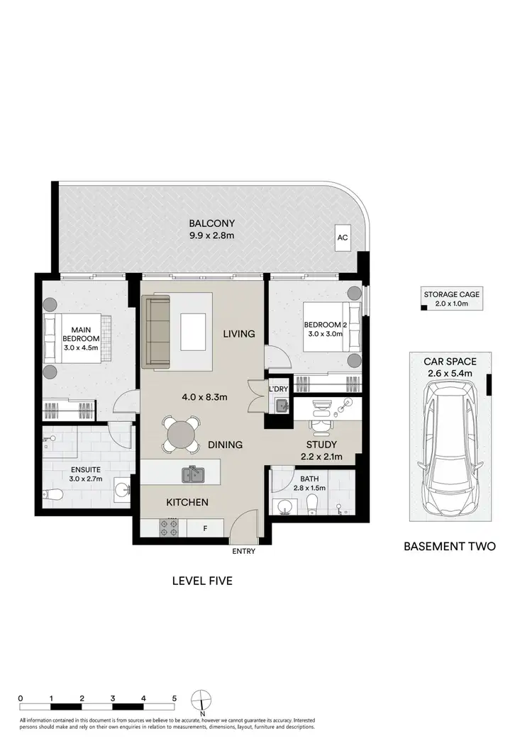 Floorplan of Homely apartment listing, 503/58 Regent Street, Kogarah NSW 2217