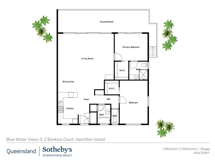 Floorplan of Homely apartment listing, 3/2 Banksia Court, Hamilton Island QLD 4803