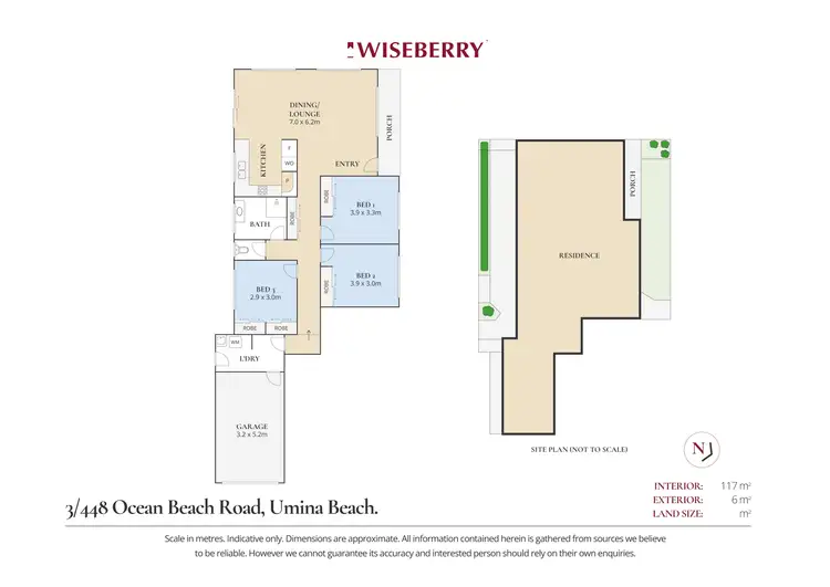 Floorplan of Homely unit listing, 3/448 Ocean Beach Road, Umina Beach NSW 2257