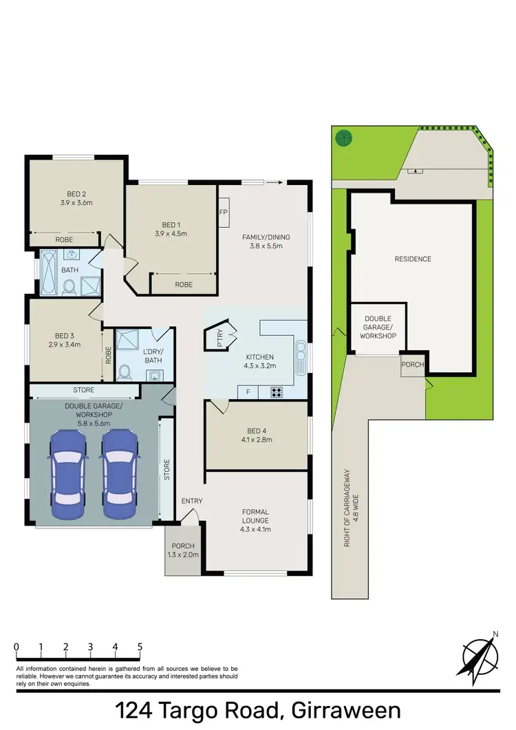 Floorplan of Homely house listing, 124 Targo Road, Girraween NSW 2145