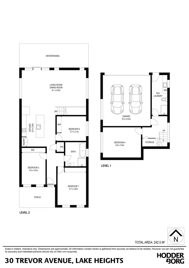 Floorplan of Homely house listing, 30 Trevor Avenue, Lake Heights NSW 2502