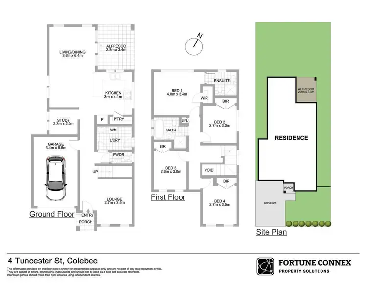 Floorplan of Homely house listing, 4 Tuncester Street, Colebee NSW 2761