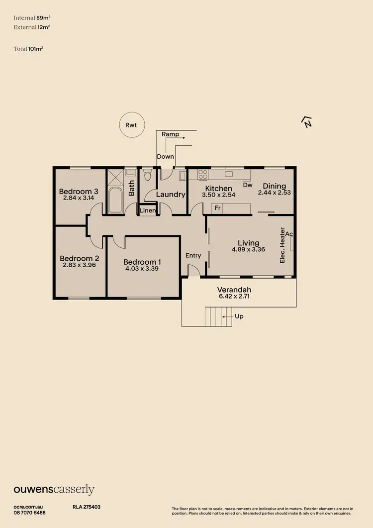 Floorplan of Homely house listing, 21 Elizabeth Street, Woodside SA 5244