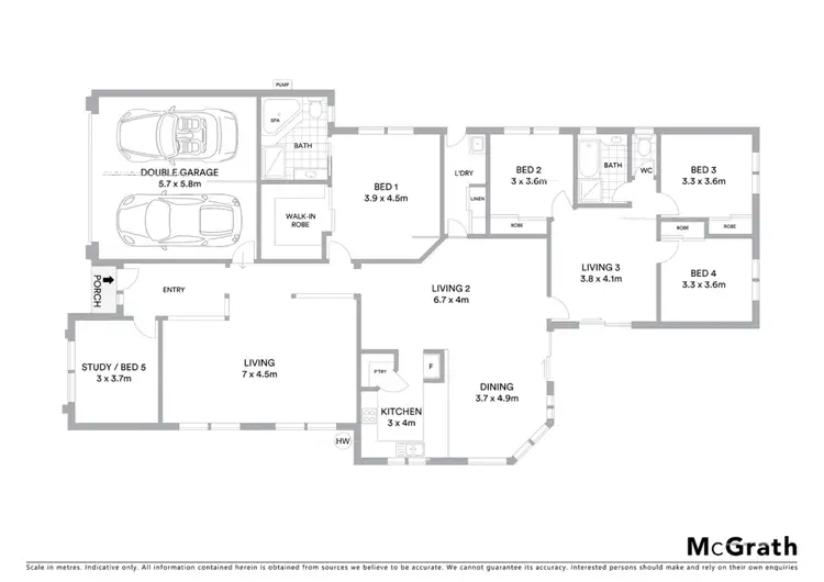 Floorplan of Homely house listing, 2 Letitia Place, Bonville NSW 2450