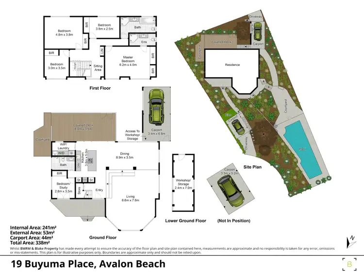 Floorplan of Homely house listing, 19 Buyuma Place, Avalon Beach NSW 2107