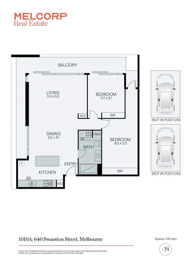 Floorplan of Homely apartment listing, 1010A/640 Swanston Street, Carlton VIC 3053