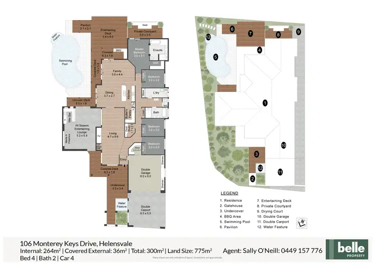 Floorplan of Homely house listing, 106 Monterey Keys Drive, Helensvale QLD 4212