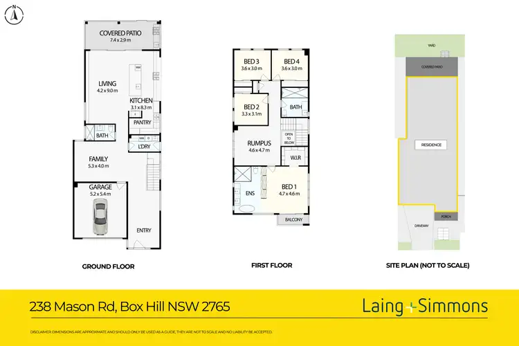 Floorplan of Homely house listing, 238 Mason Road, Box Hill NSW 2765