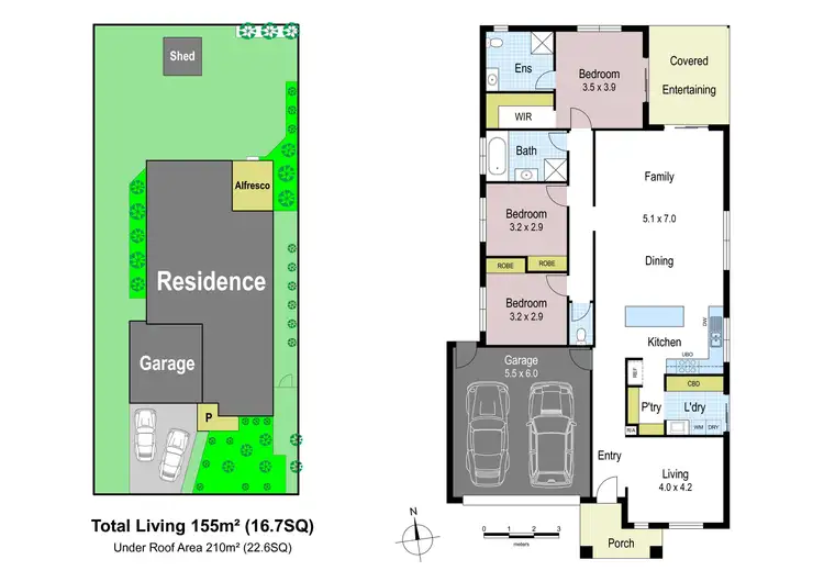 Floorplan of Homely house listing, 14 Diamond Street, Drouin VIC 3818