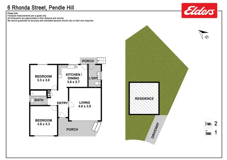 Floorplan of Homely house listing, 6 Rhonda Street, Pendle Hill NSW 2145