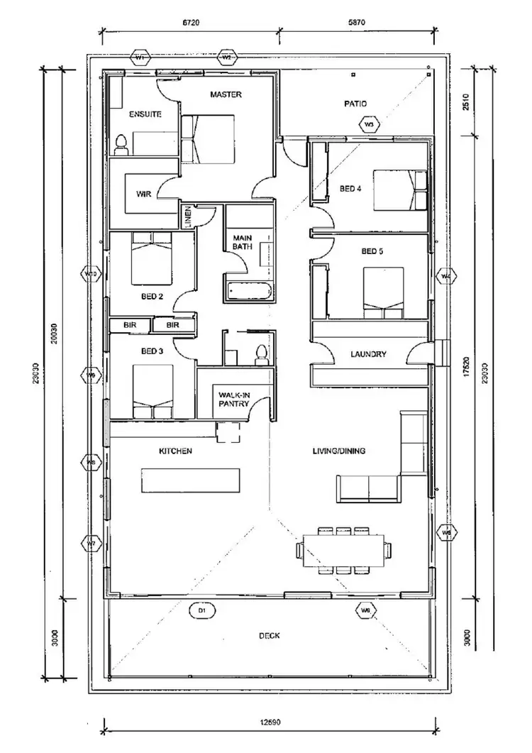 Floorplan of Homely land listing, 106 Anderson Lane, Cowra NSW 2794