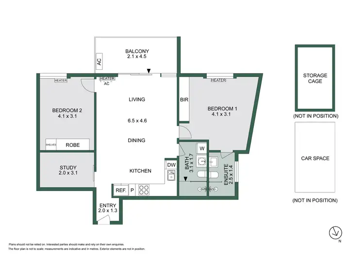Floorplan of Homely apartment listing, 207F/7 Greeves Street, St Kilda VIC 3182