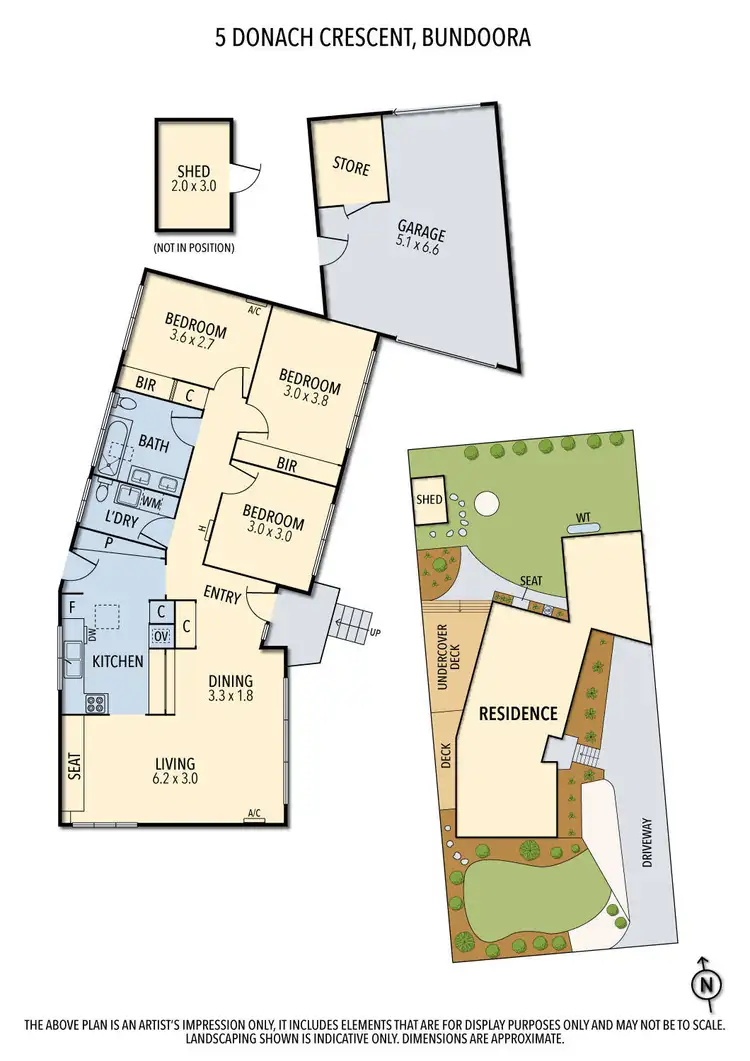 Floorplan of Homely house listing, 5 Donach Crescent, Bundoora VIC 3083