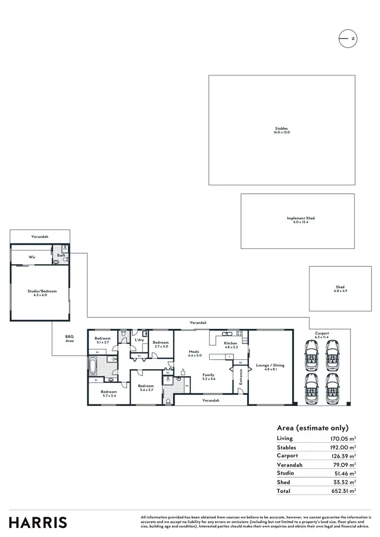 Floorplan of Homely rural property listing, 79 Harper Road, Mount Barker Springs SA 5251