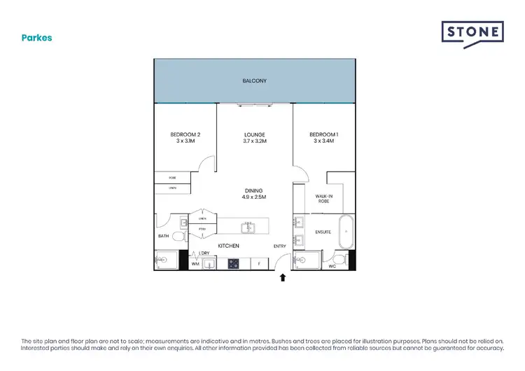 Floorplan of Homely apartment listing, Address available on request