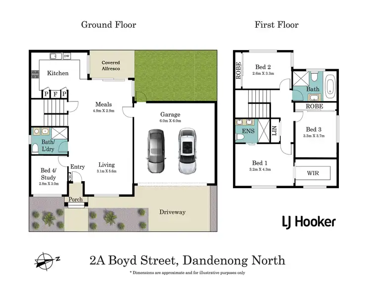 Floorplan of Homely house listing, 2A Boyd Street, Dandenong North VIC 3175